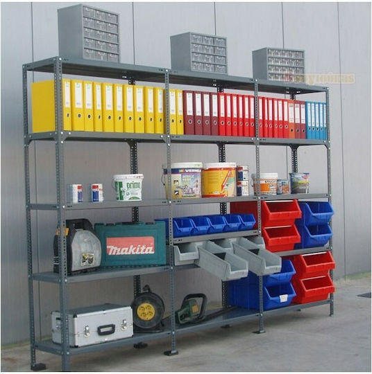 Dimitroulakos Rack Column Gray L200xW3.6cm