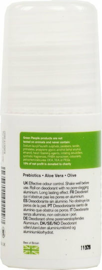 Green People Natural Aloe Vera Φυσικό Αποσμητικό σε Roll-On Χωρίς Αλουμίνιο 75ml