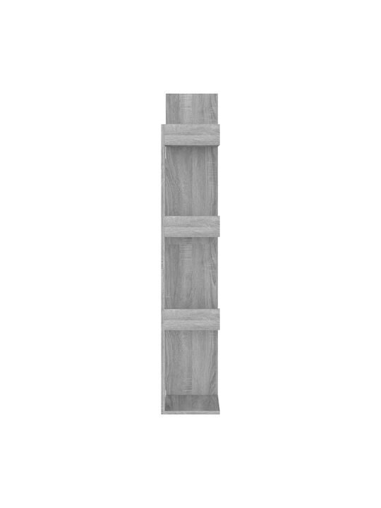 Βιβλιοθήκη Γκρι 48x25.5x140εκ.