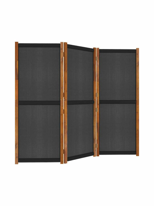 vidaXL Dekorativer Raumteiler Hölzernes mit 3 Paneelen 210x180cm