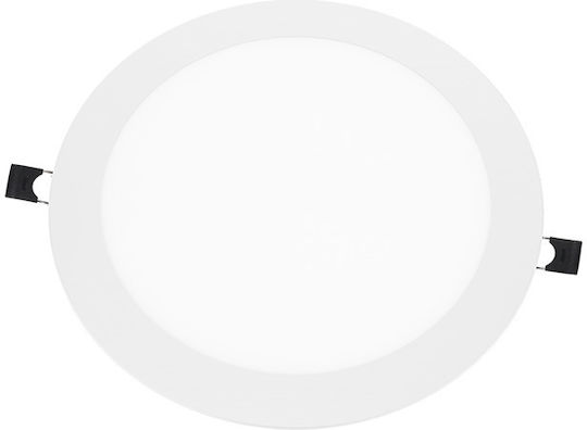 Aca Rund Vertieft LED Panel 22W mit Kaltweiß Licht 6500K