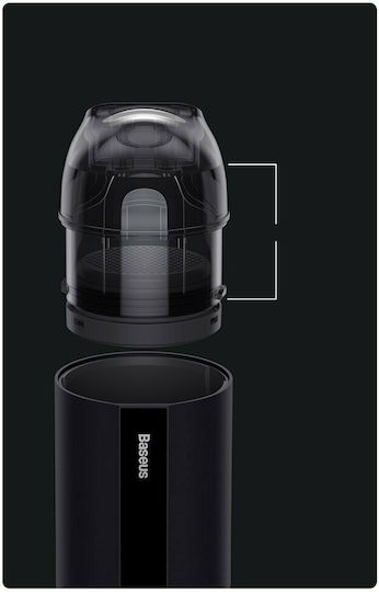 Baseus A2 Mini Wireless Aspirator de mână pentru mașină Aspirare uscată cu Putere 70W Reîncărcabil 5V Alb