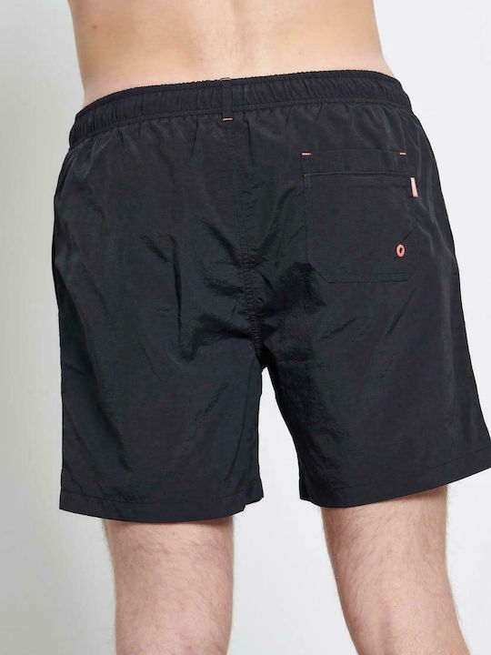 Funky Buddha Essential Herren Badebekleidung Shorts Schwarz