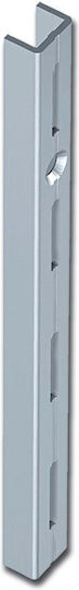 Element-System Rack Pillar with Single Support Hole White 150cm