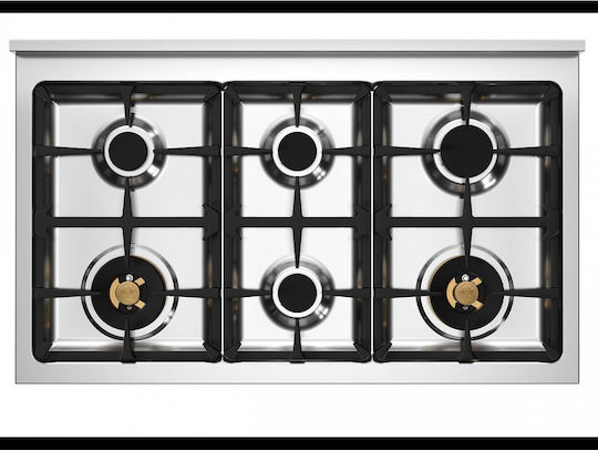 Bertazzoni HER106L3EAVT Commercial Restaurant Range