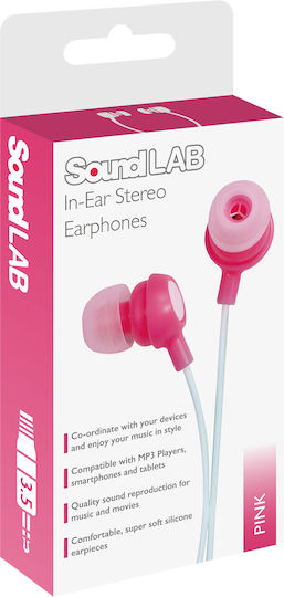 Ακουστικά Ψείρες In Ear Soundlab G141CP Φούξια