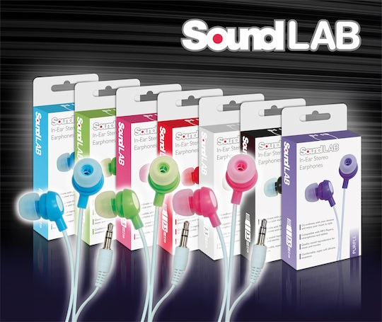 Ακουστικά Ψείρες In Ear Soundlab G141CP Φούξια
