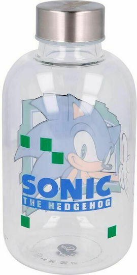 Stor Sonic the Hedgehog Μπουκάλι Νερού Γυάλινο με Βιδωτό Καπάκι Διάφανο 620ml
