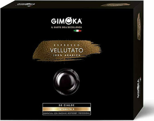 Gimoka Капсули Еспресо Vellutato Съвместими с машина Nespresso Professional 50капси