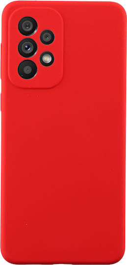 Idol 1991 Velvet Elite 4 Side Camera Guard Umschlag Rückseite Silikon Rot (Galaxy A33 5G)