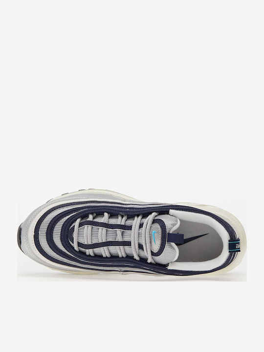 Air Max 97 Damen Sneakers Metallic Silver / Chlorine Blue / White