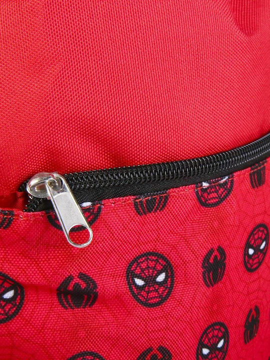 Spiderman Geantă pentru Copii Săculeț Roșie 27bucx1bucx33buccm.