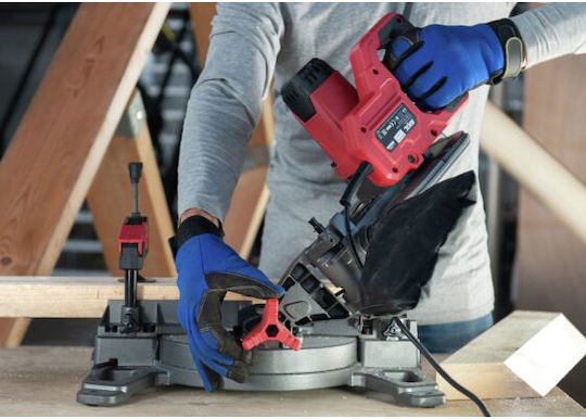Skil 1305 AA Miter Saw Electric with Power 1600W, Cutting Disc Diameter 216mm & Cutting Speed 4700rpm