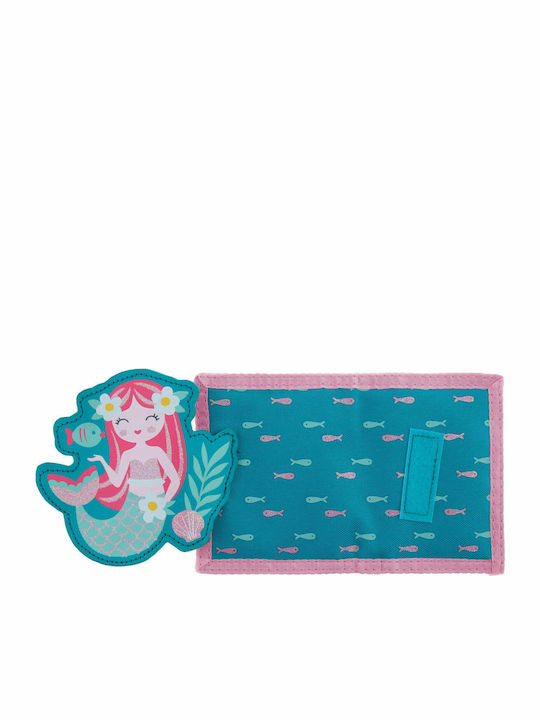 Stephen Joseph Mermaid Kinder Geldbörse Münzfach mit Klettverschluss Blau Stephen Joseph Mermaid Kinder Geldbörse Münzfach mit Klettverschluss Blau