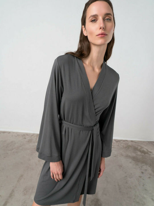 Vamp Winter Women's Robe Gray