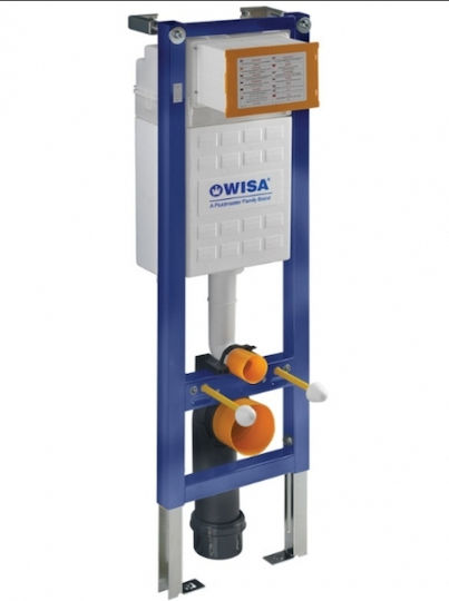 Wisa Pro 35 Eingebaut Kunststoff Toiletten-Spülung Rechteckig