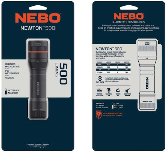 Nebo LED IP67 с Максимална Яркост 500лм Newton Меден
