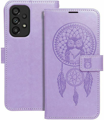 Forcell Mezzo Synthetic Leather Book Purple (Galaxy A52 / A52s)