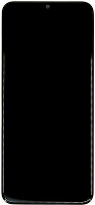 Samsung Mobile Phone Screen Replacement with Frame and Touch Mechanism for Galaxy A03 (Black)