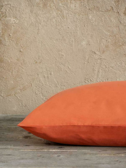 Nima Cearșaf King Size 270x280cm. Unicolors Vivid Coral