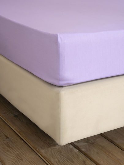 Nima Sheet Super-Double 240x260cm. Unicolors Lavender
