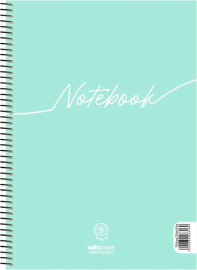 Salko Paper Spiral Caiet Cu dungi A4 30 de Foi Notebook 1buc (Culori diverse)
