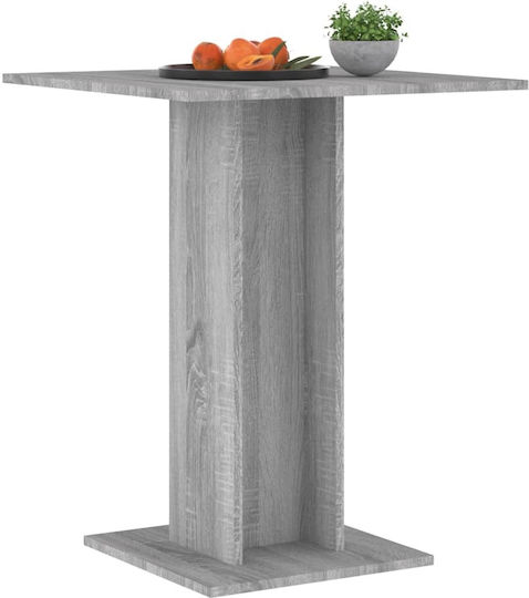 Bistro Tisch Küche Holz Gray 60x60x75cm