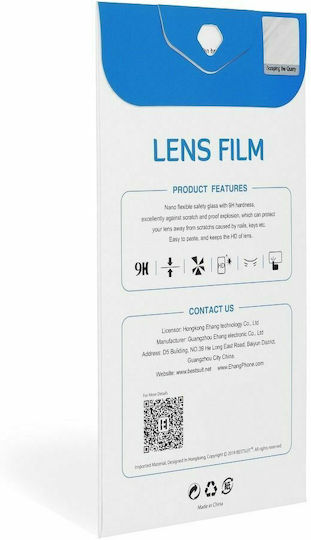 Bestsuit Flexible Hybrid Glass Camera Protection Tempered Glass Transparent for the iPhone 13 / 13 mini