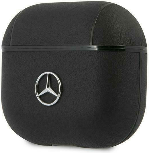 Mercedes-Benz Hülle Leder in Schwarz Farbe für Apple AirPods 3