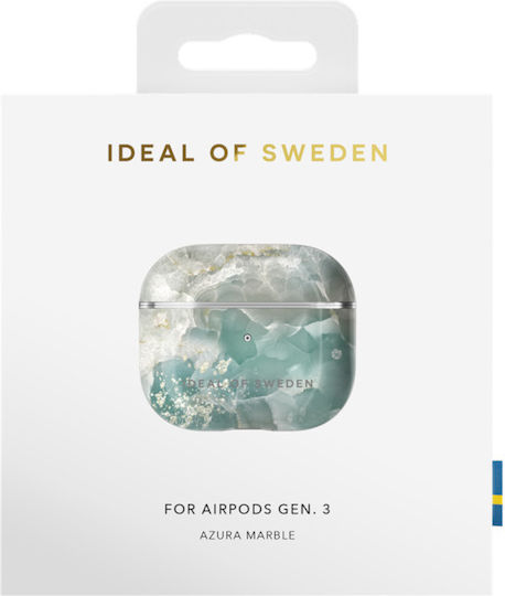 iDeal Of Sweden Printed Plastic Case Azura Marble for Apple AirPods 3