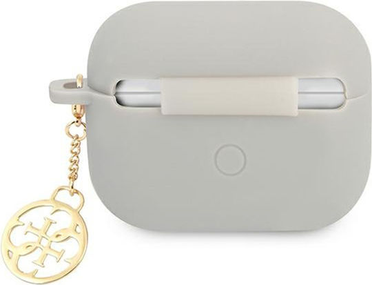 Guess Charm Case Silicone in Gray color for Apple AirPods Pro