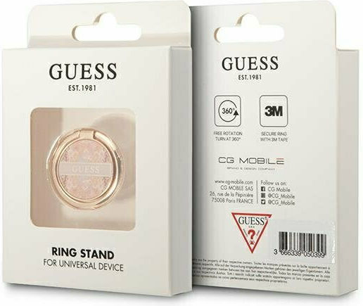 Guess Paisley Ring Holder Κινητού σε Χρυσό χρώμα
