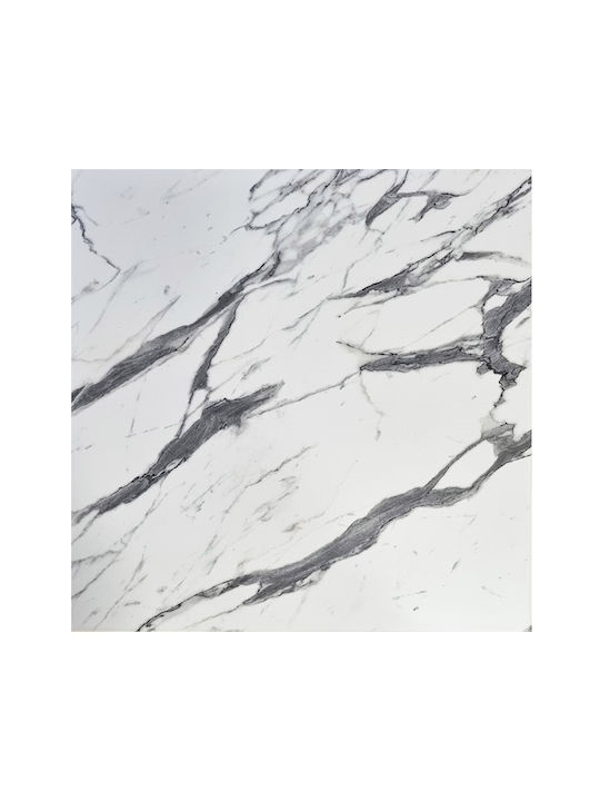 Zita Plus Carrara Table Surface Werzalit 70x70x4cm 13.0016
