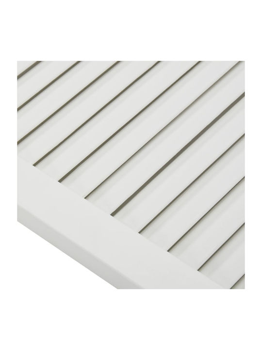 vidaXL Square Bookcase Door made of Solid Wood White 39.4x39.5cm 151142 1pcs