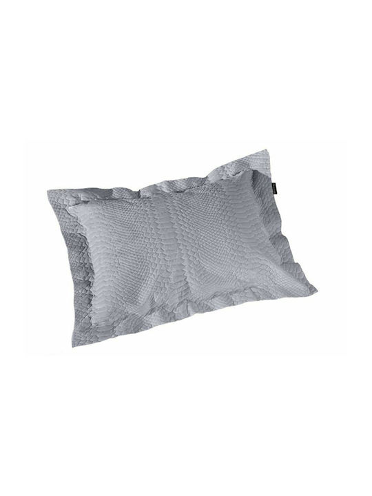 Guy Laroche Velvet Σετ Κουβέρτα Sherpa Υπέρδιπλη 220x240εκ. Silver