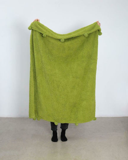 Pennie Decke Super-Queen 240x260cm Olivgrün