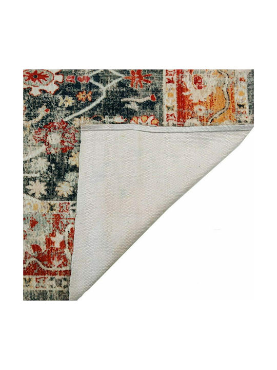 Synchronia Garden Anti-slip Rug Rectangular Cotton Earthy