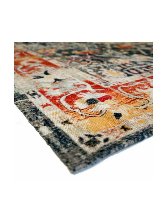 Synchronia Garden Anti-slip Rug Rectangular Cotton Earthy