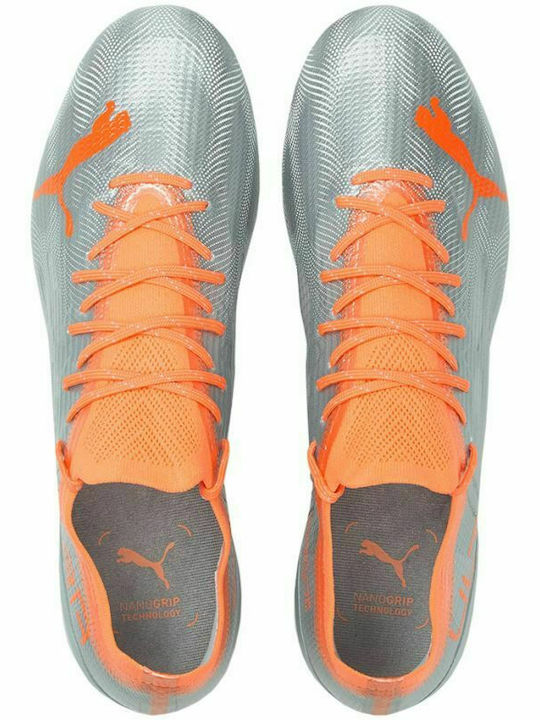 PUMA Ultra 1.4 MxSG Футболни Обувки с Бутони Сребристи