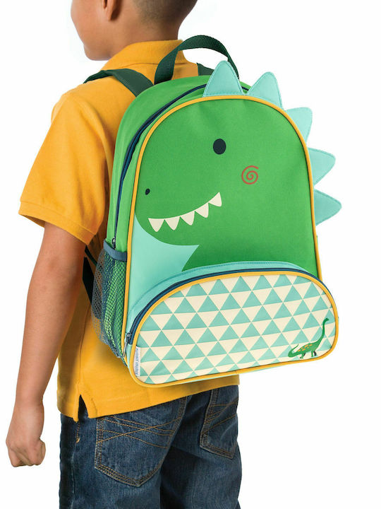 Stephen Joseph Green Dino School Bag Backpack Kindergarten in Green color