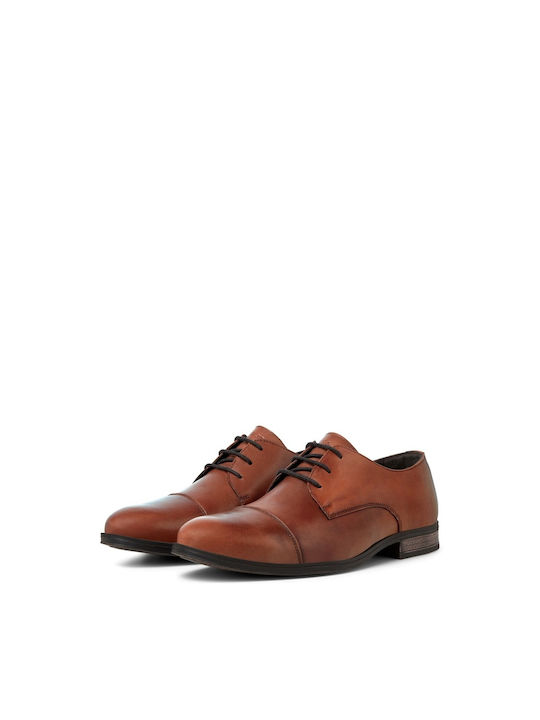 Men's Leather Casual Shoes Cognac