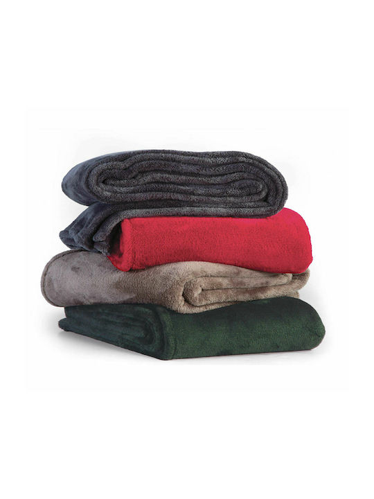 Nef-Nef Homeware Nasty Decke Fleece Einzeln 160x220cm Rot