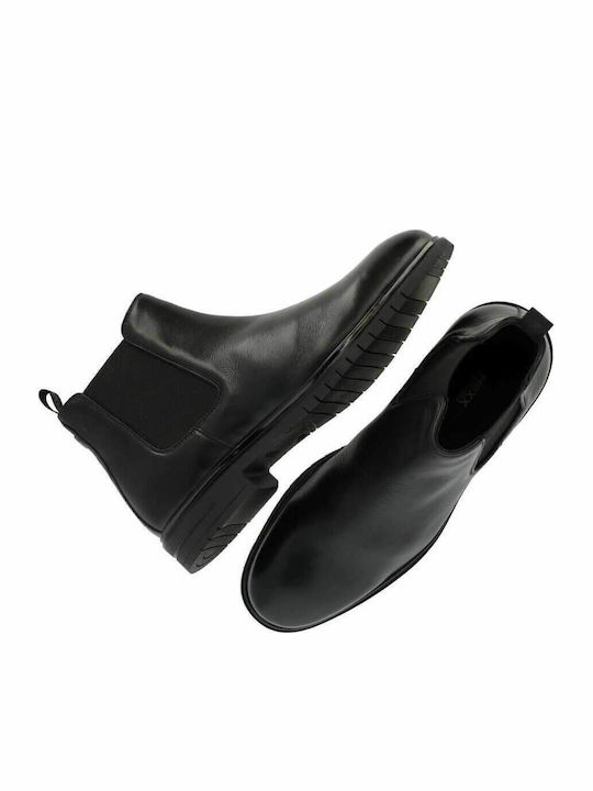 Leather Black Chelsea Boots Anatomical
