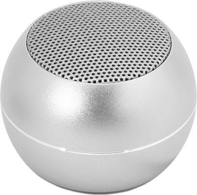 Guess Mini GUWSALGEG Bluetooth Speaker 3W with Battery Life up to 4 hours Silver