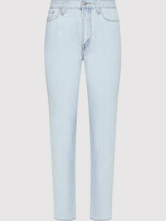 80s Mom High Waist Women's Jean Trousers in Mom Fit Light Stonewash