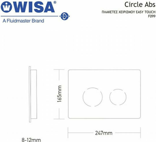 Wisa Vivente Spülplatte für Doppelspülung Edelstahl