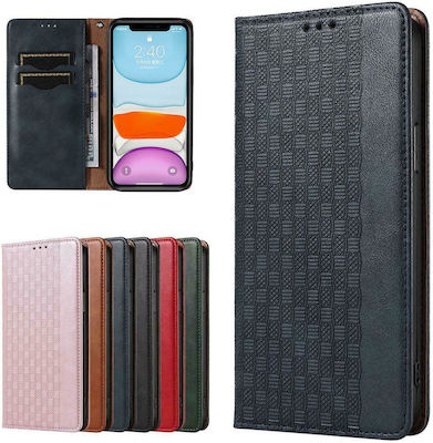 Hurtel Magnet Strap Wallet Δερματίνης με Λουράκι Μπλε (iPhone 12 / 12 Pro)