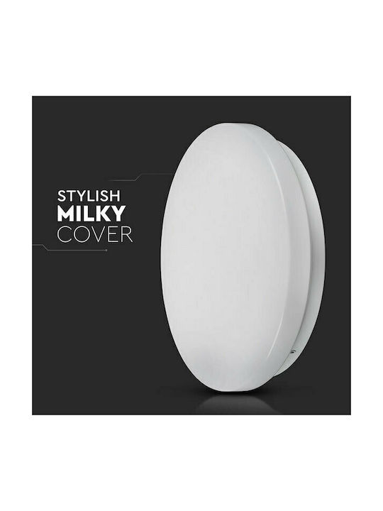 V-TAC Ceiling Mount Light 35cm White with Integrated LED