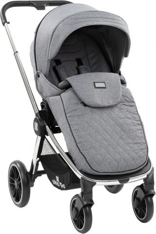 Kikka Boo Πολυκαρότσι Vicenza 2 in 1 Premium Grey