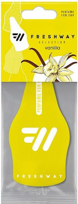 Fresh Way Car Air Freshener Tab Pendand Selection Dry Vanilla